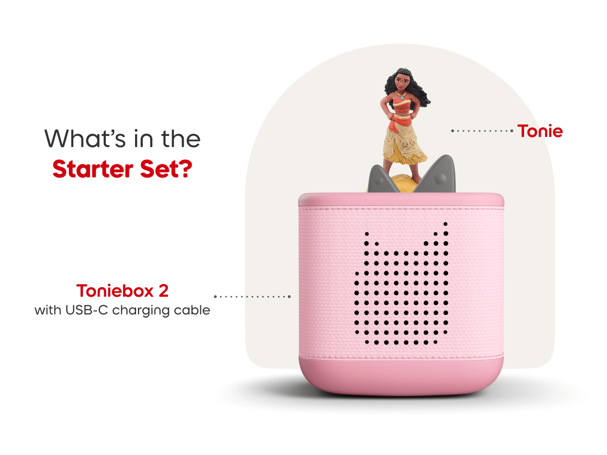 Disney Moana Toniebox 2 Starter Set - Cloud Pink - Image 6